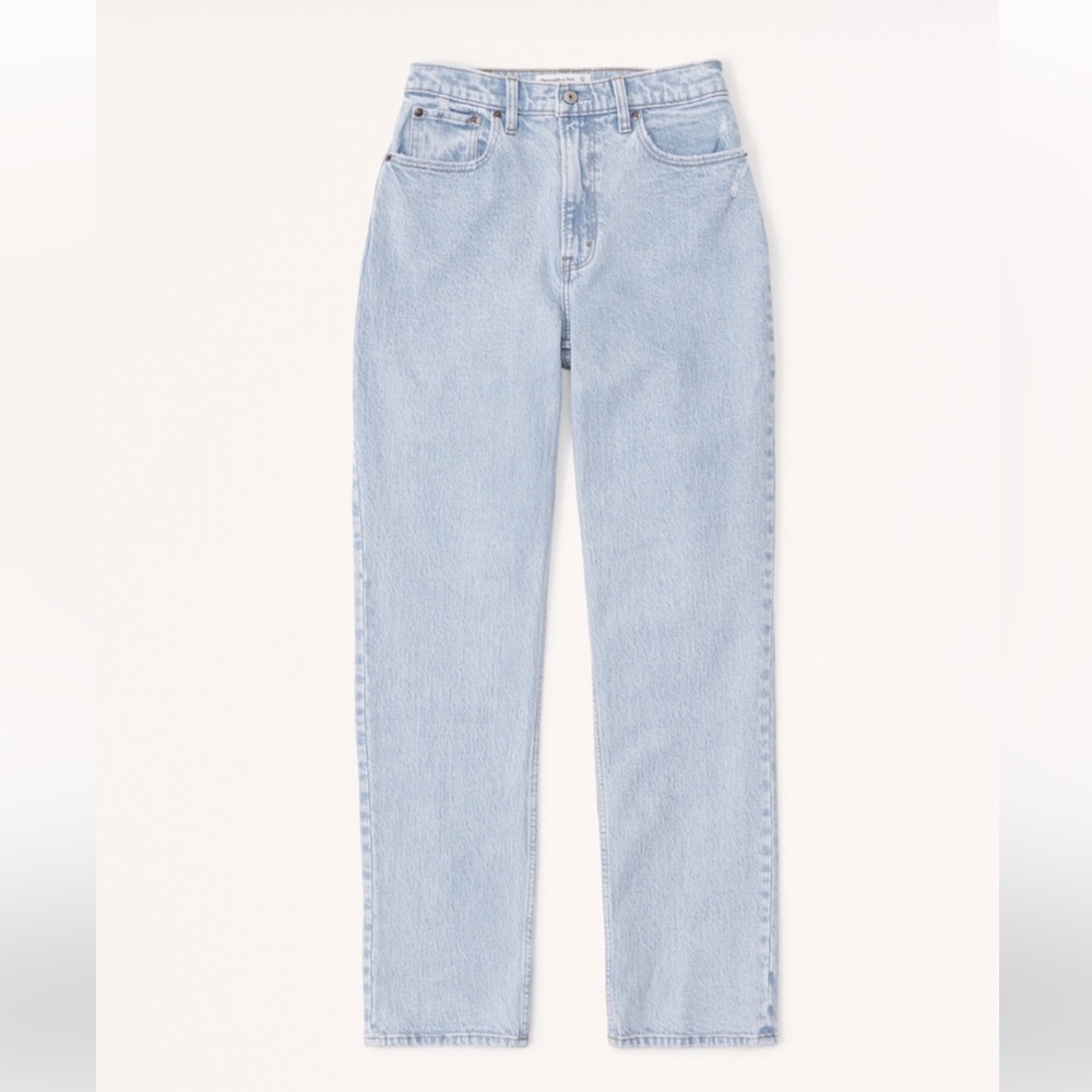Abercrombie curve love ultra high rise 90s straight jean